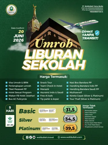 Umroh Liburan Sekolah PLATINUM