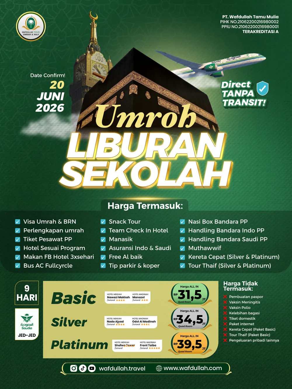 Umroh Liburan Sekolah BASIC