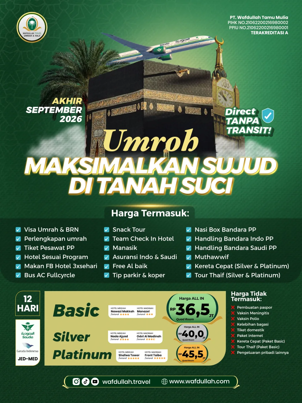 Umroh Maksimalkan Sujud di Tanah Suci