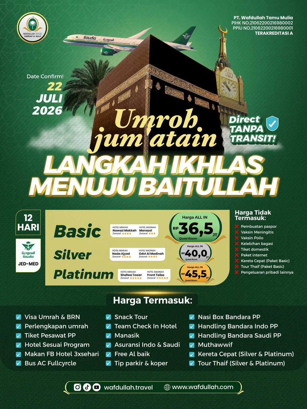 Umroh Jumatain (2X Jum'at) BASIC