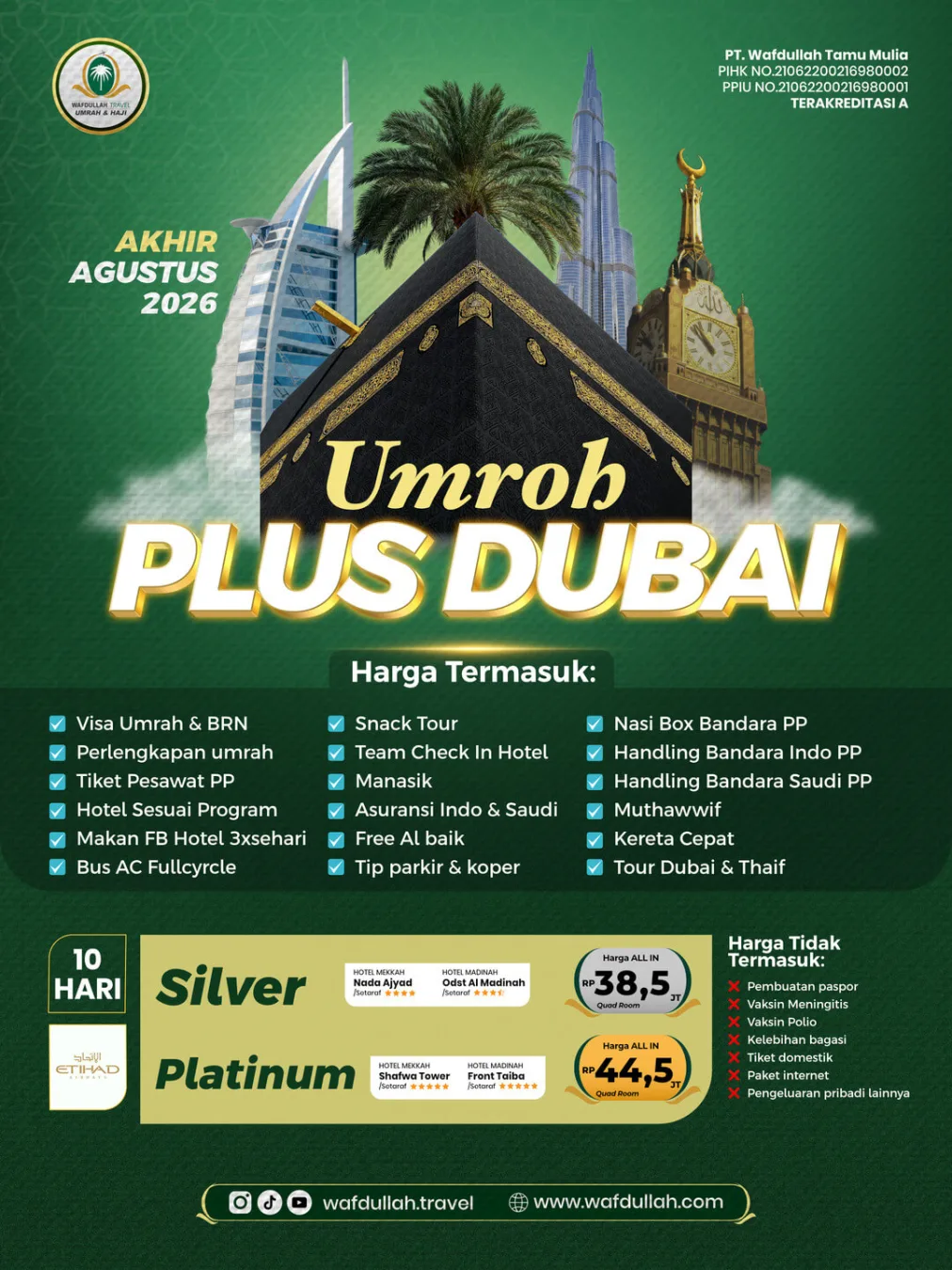 Umroh Plus Dubai Platinum